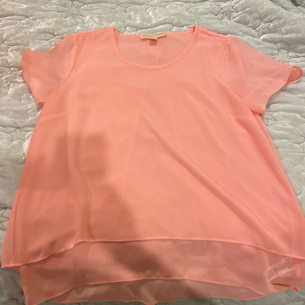 Michael Kors Layer Split Back Top - image 1